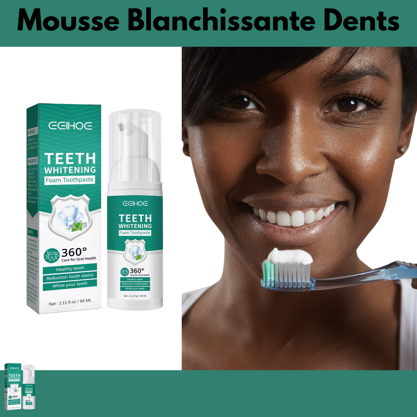 Mousse Blancheur Sourire Éclatant