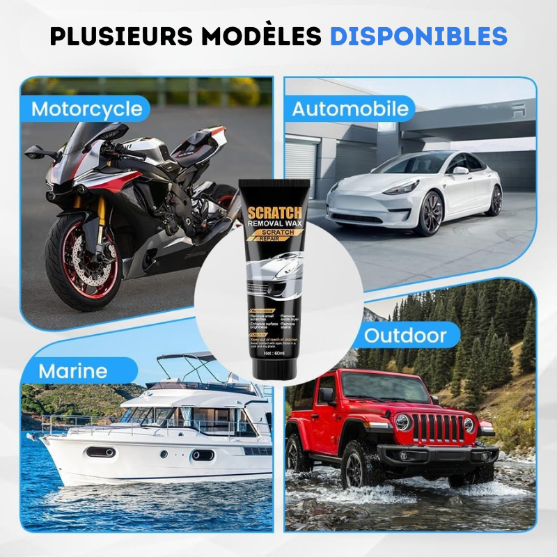 Crème anti-rayures pour voitures, kit de réparation des rayures profondes pour peinture automobile, motors
