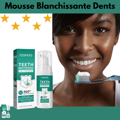 Mousse Nettoyante pour les Dents, élimine les taches de Plaque dentaire, rafraîchit l'haleine, réparation gingivale dentaire