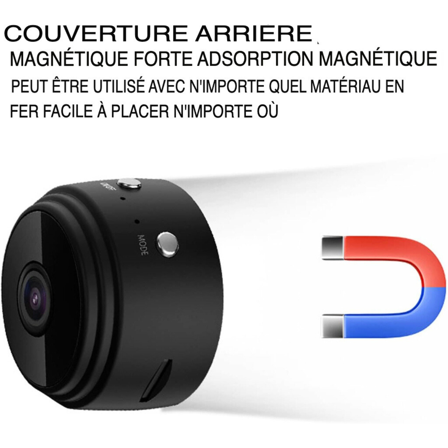 Mini caméra de sécurité A9, caméra IP HD 1080p WiFi pour la maison, l'intérieur et l'extérieur 2026