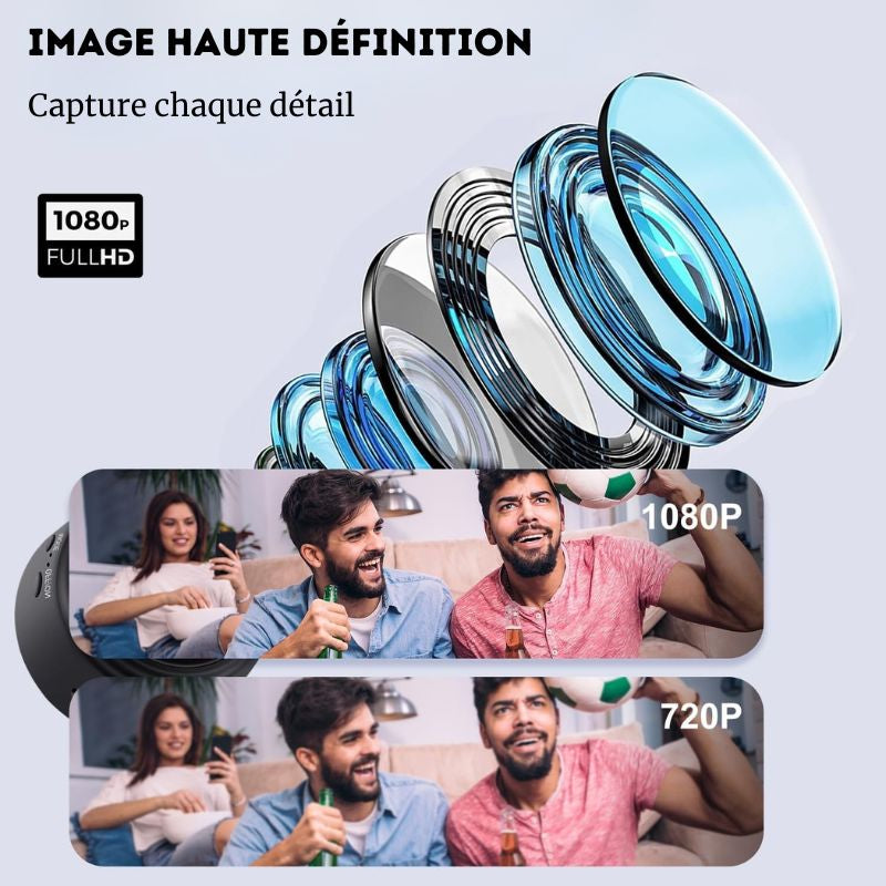 Mini caméra de sécurité A9, caméra IP HD 1080p WiFi pour la maison, l'intérieur et l'extérieur, Visualisation à distance via application mobile iOS/Android